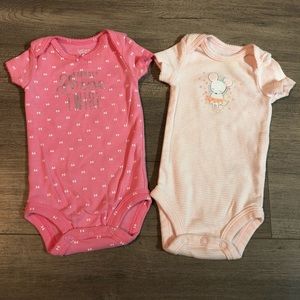 Carter’s Just One You Sparkle Onesies Newborn